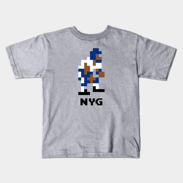 8-Bit Linebacker - New York Kids T-Shirt by The Pixel League